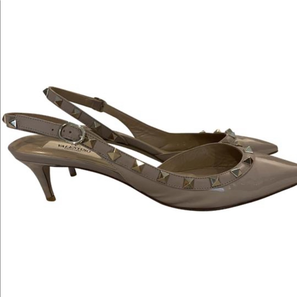 Valentino Blush/Nude sling back pumps size 9.5